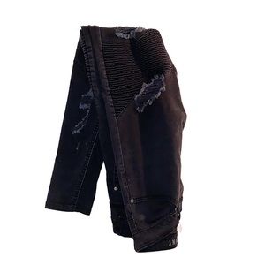 H&M Black Ripped Skinny Jeans